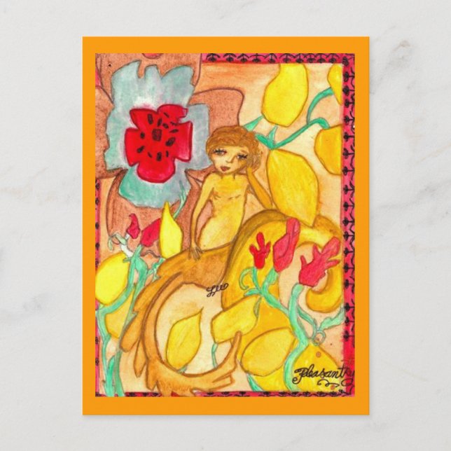 Cartão Postal Alegria (Frente)