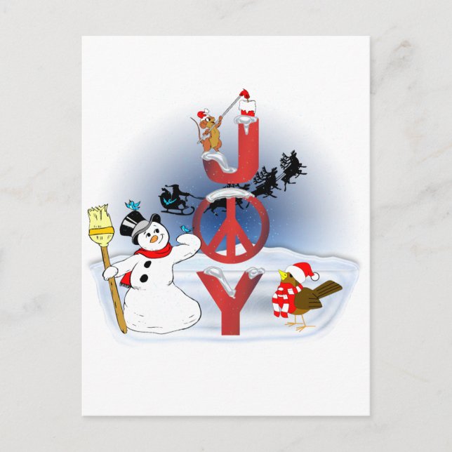 Cartão Postal alegria2 (Frente)