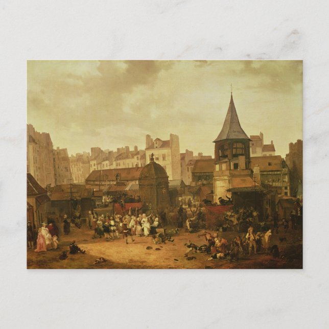 Cartão Postal Alegria em Les Halles (Frente)