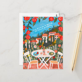 Cartão Postal Alegria Felicidade Nova Casa bela paisagem