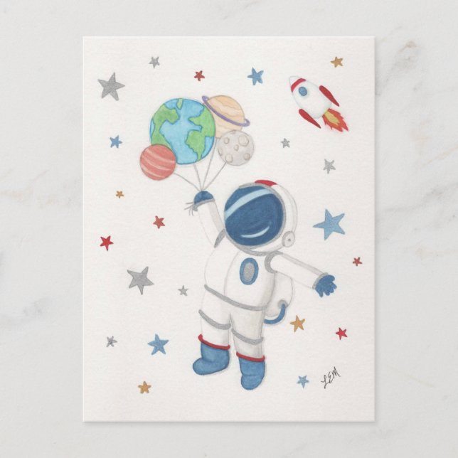 Cartão Postal Além das estrelas (Frente)