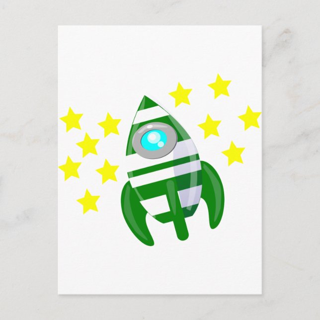 Cartão Postal Além das estrelas (Frente)