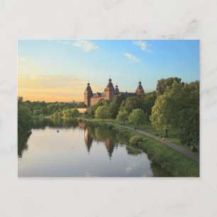 Cartão Postal Alemanha, Aschaffenburg, Castelo (castelo)