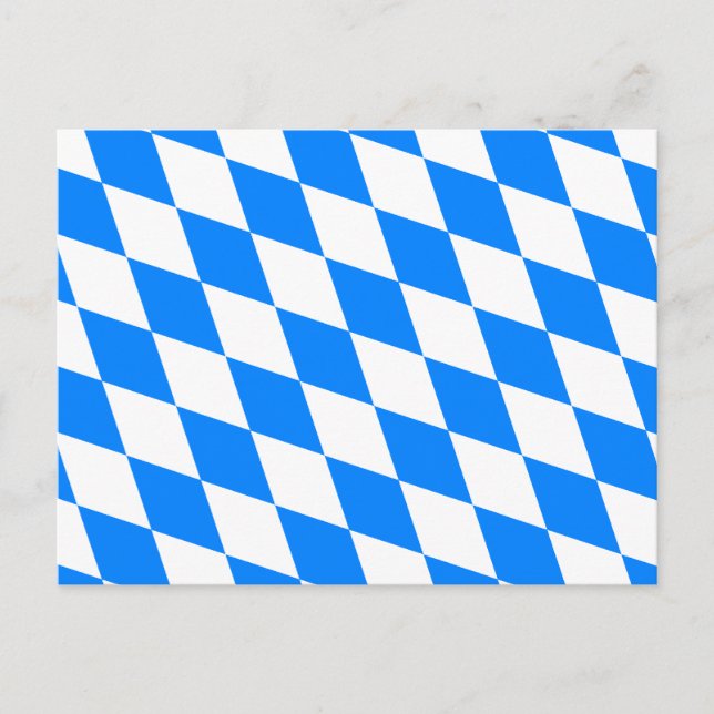 Cartão Postal Alemanha Bavaria Flag (Frente)