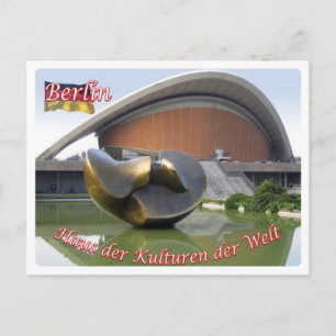 Cartão Postal Alemanha - Berlim - Casa das Culturas Mundiais -
