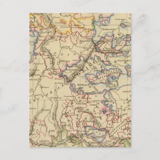 Cartão Postal Alemanha Central (Frente)