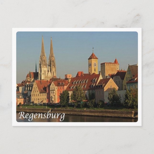Cartão Postal Alemanha - Regensburg - (Frente)