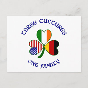 Cartão Postal Alemão 3 Culturas