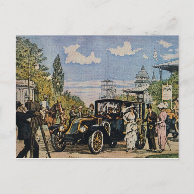 Cartão postal alemão Vintage (Frente)