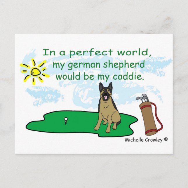 Cartão Postal AlemãoShepherd (Frente)