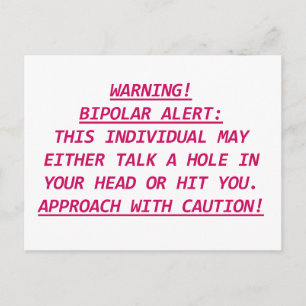CARTÃO POSTAL ALERTA BIPOLAR3