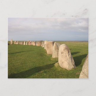 Cartão Postal Ales Stenar ~ Suecia