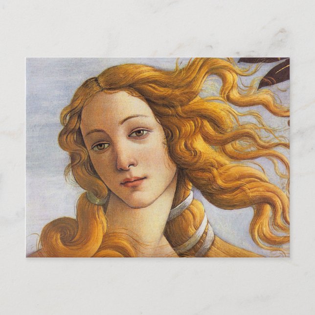 Cartão Postal Alessandro Botticelli Nascimento da Deusa Vênus (Frente)