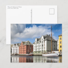 Cartão Postal Alesund Noruega