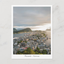 Cartão Postal Alesund Noruega