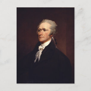 Cartão Postal Alexander Hamilton Retrait por John Trumbull (1806