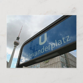Cartão Postal Alexanderplatz U-Bahn & Fernsehturm