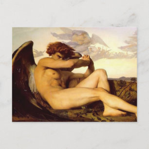 Cartão Postal Alexandre Cabanel - Anjo Caído