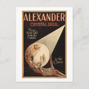 Cartão Postal Alexandre, Crystal "Cradle to the Grave" Magia