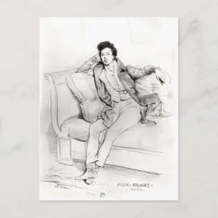 Cartão Postal Alexandre Dumas Pere