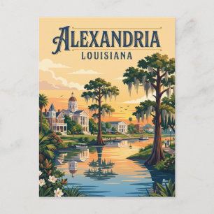Cartão Postal Alexandria, Louisiana