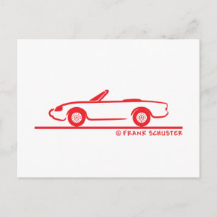 Cartão Postal Alfa Romeo Spider Duetto