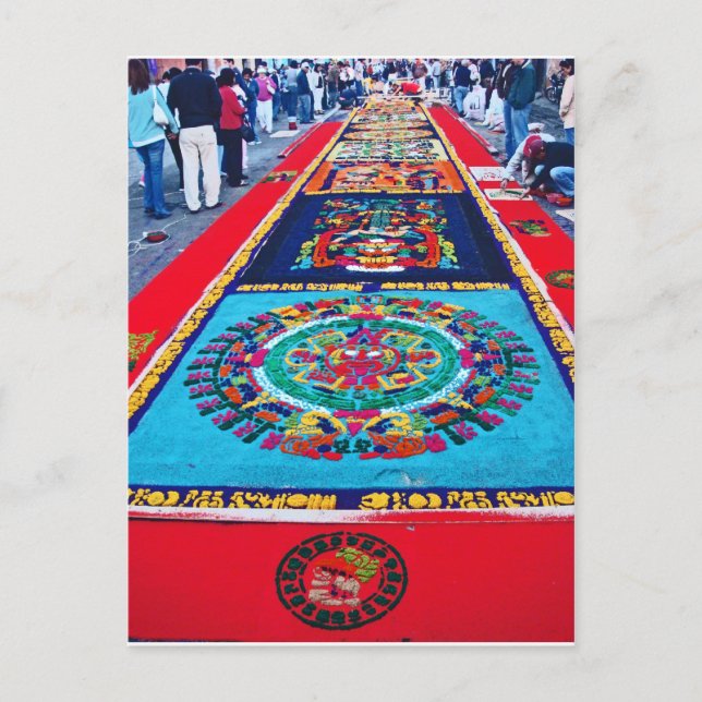 Cartão Postal Alfombras de La Antígua 2 (Frente)