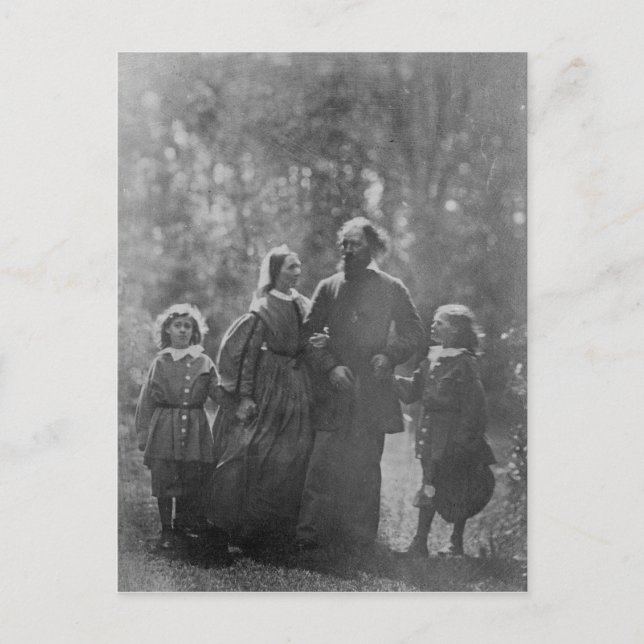 Cartão Postal Alfred, Lorde Tennyson (Frente)