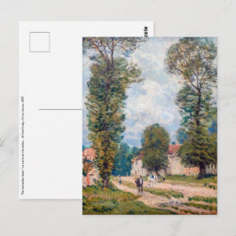 Cartão Postal Alfred Sisley - A Estrada Versalhes