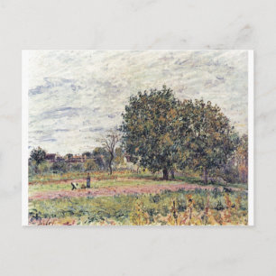 Cartão Postal Alfred Sisley - Anfang Okoutubro de 1882 Oil Impre