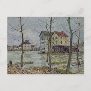 Cartão Postal Alfred Sisley As fábricas de Moret-sur-Loing