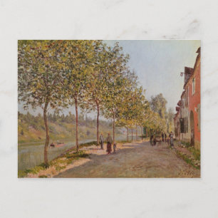Cartão Postal Alfred Sisley   Manhã de junho em Mamas Santos