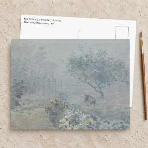 Cartão Postal Alfred Sisley - Nevoeiro, Voisins