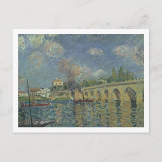 Cartão Postal Alfred Sisley | Ponte (Frente)