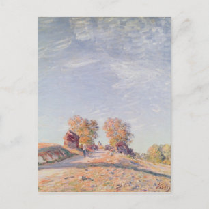 Cartão Postal Alfred Sisley Uphill Road em Sunshine
