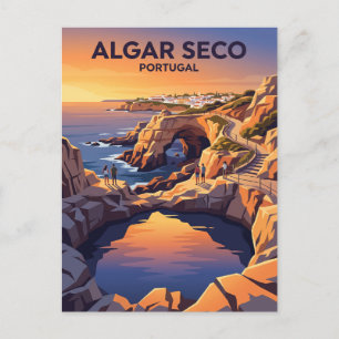 Cartão Postal Algar Seco Portugal