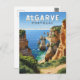 Cartão Postal Algarve Portugal Viagem Art Vintage (Frente/Verso)