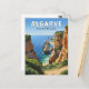 Cartão Postal Algarve Portugal Viagem Art Vintage (Frente/Verso In Situ)