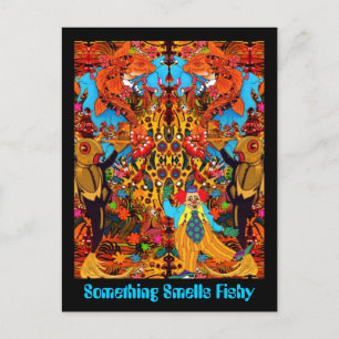 Cartão Postal Algo Cheira Fishy