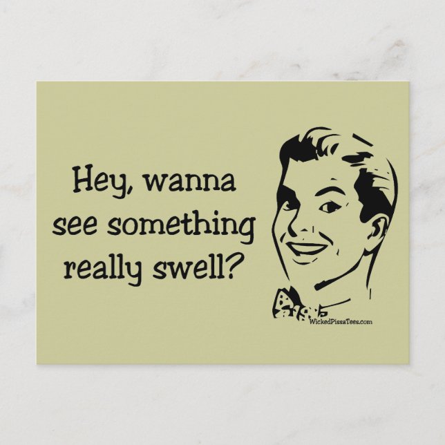 Cartão Postal Algo Muito Bem (Frente)