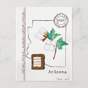 Cartão Postal Algodão arizona