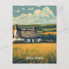 Cartão Postal Algodão da Irlanda