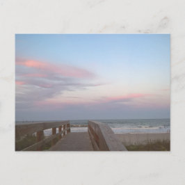 Cartão Postal Algodão doce na praia