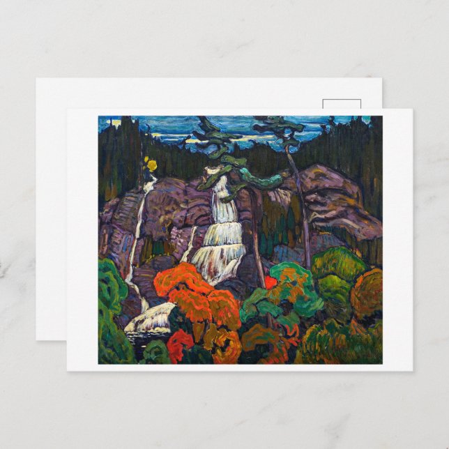Cartão Postal Algoma Waterfall | J.E.H. MacDonald | (Frente/Verso)