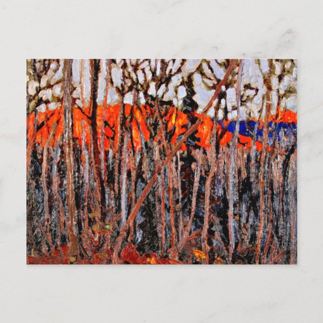 Cartão Postal Algonquin Park, pintura de Tom Thomson (Frente)