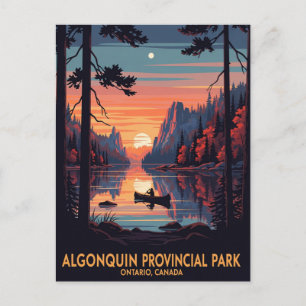 Cartão Postal Algonquin Provincial Park Canadá