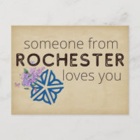 Alguém De Rochester Te Ama Postcard