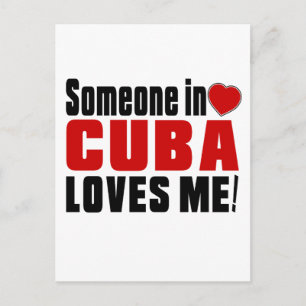 CARTÃO POSTAL ALGUÉM EM CUBA ME AMA!
