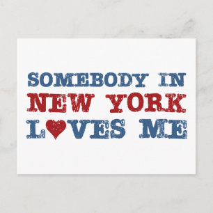 Cartão Postal Alguém em Nova York me ama