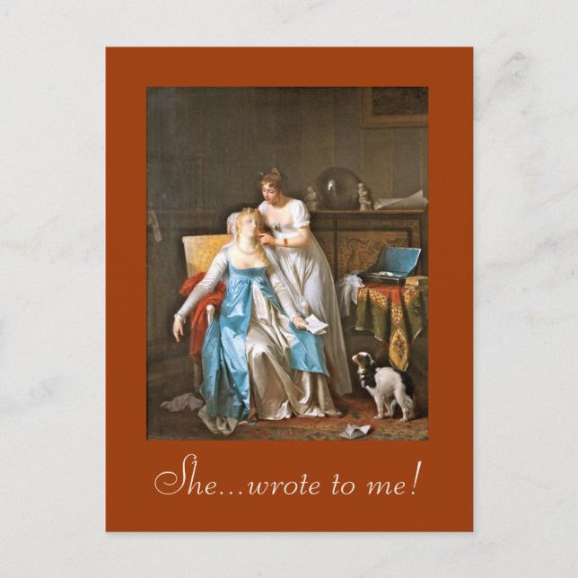 Cartão Postal Alguém enviou uma carta?!! (Frente)